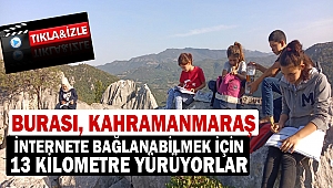 İnternete bağlanabilmek için 13 kilometre yürüyorlar