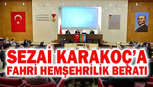 Kahraman Şehirden Sezai Karakoç’a Fahri Hemşehrilik Beratı
