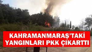 Kahramanmaraş’taki Yangınları PKK Çıkarttı