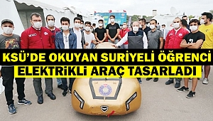 KSÜ'de Okuyan Suriyeli Öğrenci, elektrikli Araç Tasarladı