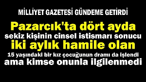 Milliyet Yazarı Köşesine Taşıdı “Pazarcık'ta dört ayda sekiz kişinin cinsel istismarı sonucu iki aylık hamile olan 15 yaşındaki bir kız “