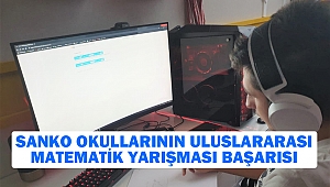 SANKO Okullarının Uluslararası Matematik Yarışması Başarısı