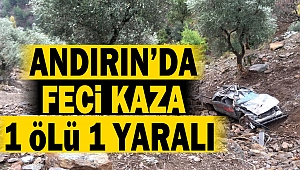 Andırın’da feci kaza: 1 ölü 1 yaralı