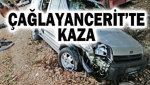 Çağlayancerit'te Kaza