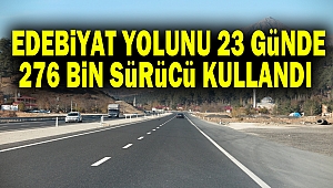 Edebiyat Yolunu 23 günde 276 bin sürücü kullandı