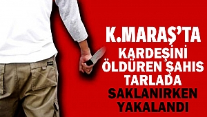 Elbistan’da Kardeşini Öldüren Şahıs Tarlada Saklanırken Yakalandı