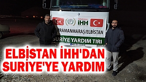 Elbistan İHH'dan Suriye'ye yardım