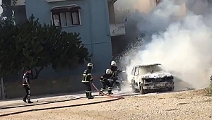 Hatay’da LPG’li otomobil alev topuna döndü