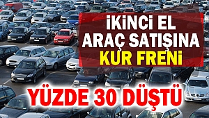 İkinci el araç satışı Yavaşladı