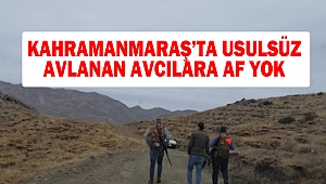 Kahramanmaraş'ta usulsüz avlanan avcılara af yok