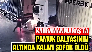 Pamuk Balyasının Altında Kalan Şoför Öldü