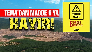 TEMA’dan Madde 6’ya Hayır!