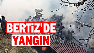 Bertiz’de Yangın