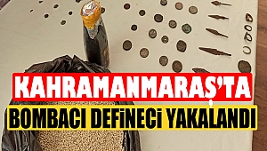 Bombacı defineci yakalandı