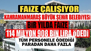 Büyükşehir Bir Yılda, Faize 114 Milyon 908 Bin Lira Ödedi