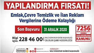 Büyükşehir Tüm Vergileri Yapılandırıyor