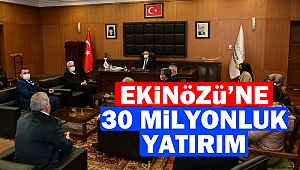 Ekinözü’ne 30 Milyonluk Yatırım