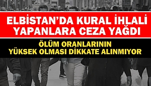 Elbistan’da Kural İhlali Yapanlara Ceza Yağdı