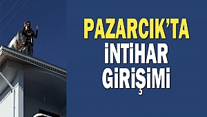 Evinin çatısından atlayarak intihar etmek istedi