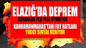  “Fay hatları yıkıcı Sinyal Veriyor”