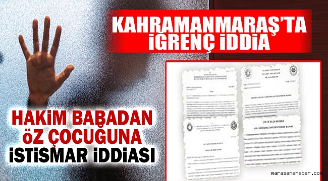 Hakim babadan öz çocuğuna istismar iddiası!
