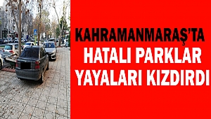 Hatalı parklar yayaları kızdırdı