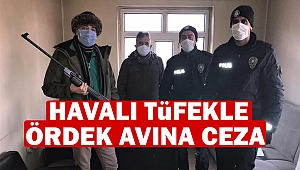 Havalı tüfekle ördek avına ceza