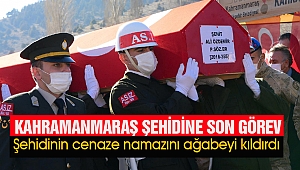 Kahramanmaraş Şehidine Son Görev 