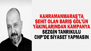 Kahramanmaraş’ta Şehit Olan Barış Göl’ün Yakınlarından İstek