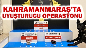 Kahramanmaraş’ta uyuşturucu operasyonu