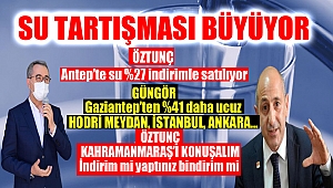 Öztunç ve Güngör Arasında “Su” Polemiği