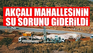 Akçalı Mahallesinin Su Sorunu Giderildi