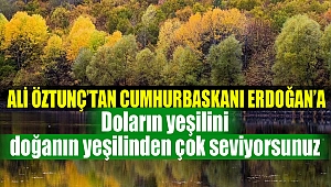 Ali Öztunç’tan Cumhurbaşkanı Erdoğan’a “Doların yeşilini doğanın yeşilinden çok seviyorsunuz”