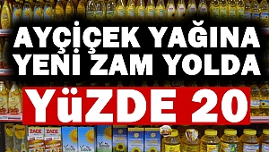 Ayçiçek yağına yeni zam yolda