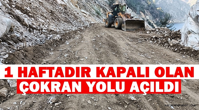 Çokran Yolu Trafiğe Açıldı