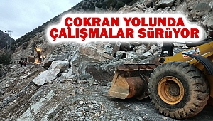 Çokran Yolunda Çalışmalar Sürüyor