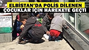 Elbistan’da Polis Dilenen Çocuklar İçin Harekete Geçti