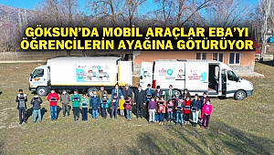 Göksun’da Mobil Araçlar Eba’yı Öğrencilerin Ayağına Götürüyor