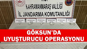 Göksun’da uyuşturucu operasyonu