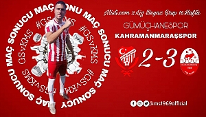 Gümüşhanespor – Kahramanmaraşspor:  2-3