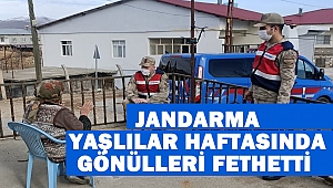 Jandarma yaşlılar haftasında gönülleri fethetti