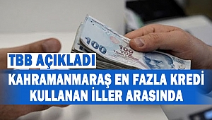 Kahramanmaraş En Fazla Kredi Kullanan İller Arasında