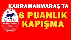 Kahramanmaraş’ta 6 puanlık kapışma