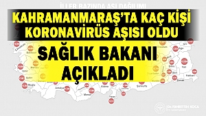 Kahramanmaraş’ta Kaç Kişi Koronavirüs Aşısı Oldu