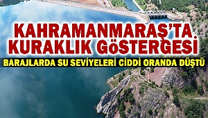 Kahramanmaraş’ta Kuraklık Göstergesi