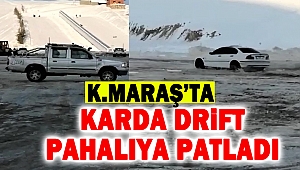 Karda drift pahalıya patladı