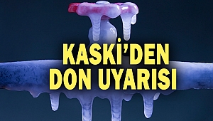 KASKİ’den Don Uyarısı