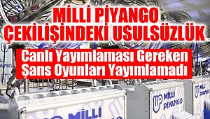 Milli Piyango çekilişinde usulsüzlük iddiası