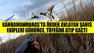Ördek Avlarken Ekipleri Görünce Tüfeğini Atıp Kaçtı