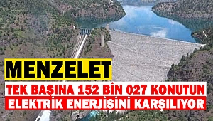 Tek başına 152 bin 027 konutun elektrik enerjisini karşılıyor 